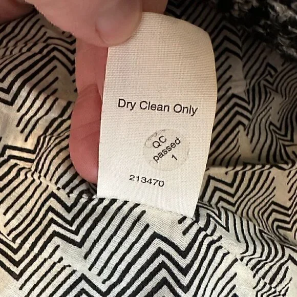 Carol Anderson VINTAGE tweed plaid fringe blazer jacket, women's size 10 - Picture 10 of 15